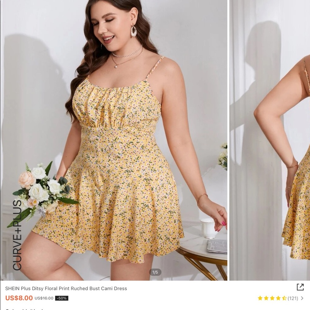 Shein // Yellow Romper
